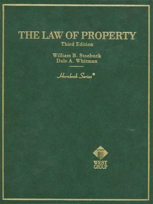 cover image of Law of Property, 3d (Hornbook Series)